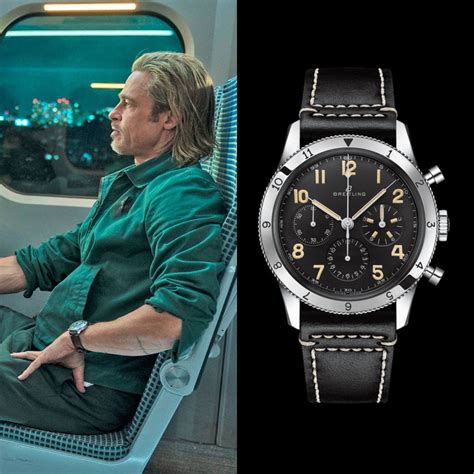 brad pitt breitling bullet train|brad pitt's Breitling.